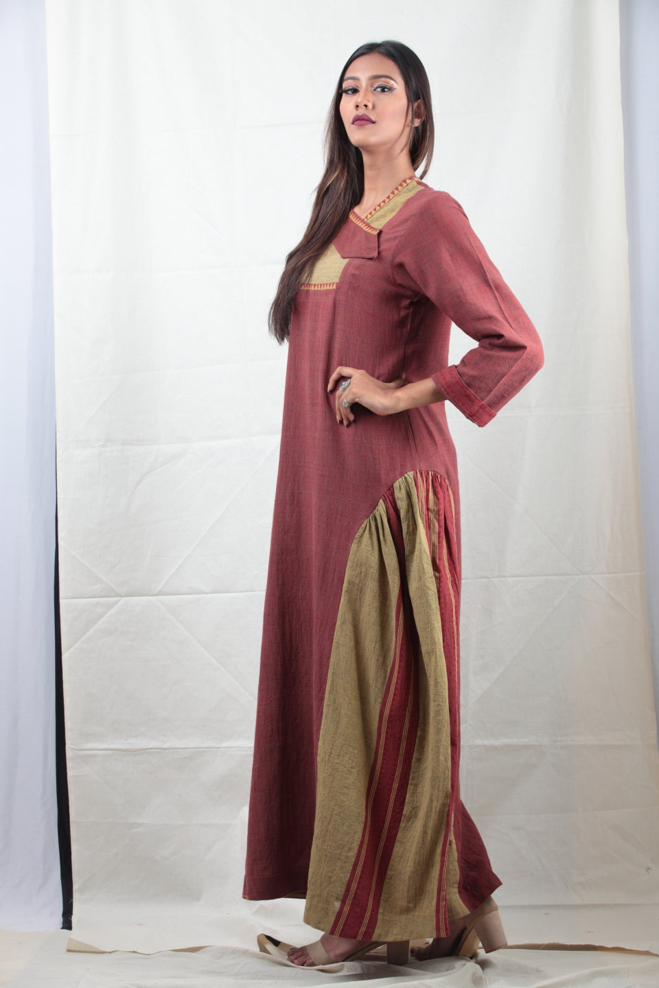 Hariyali Trapeze  Dress