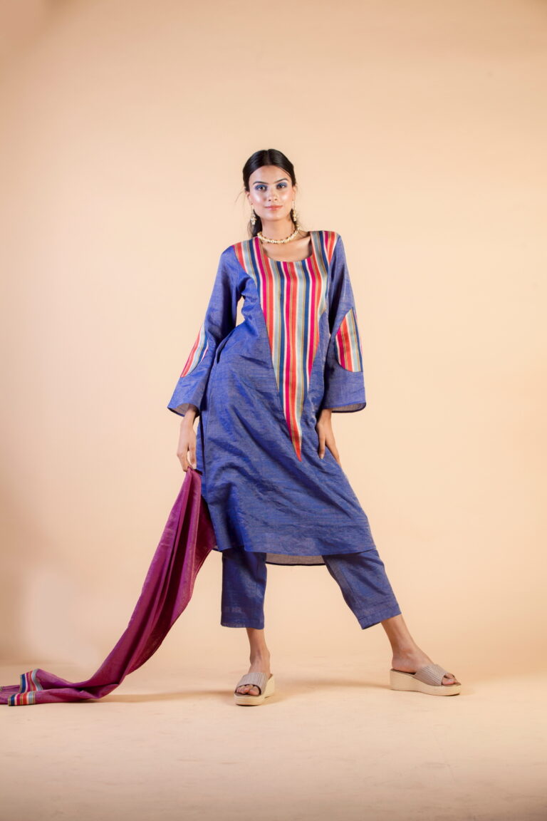 Neelam Zari Tunic Set