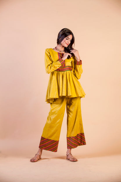 Swarn Zari Flared Pant Set