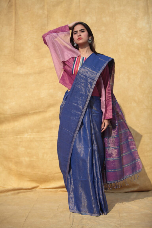 Neelam Manik Zartari Sari