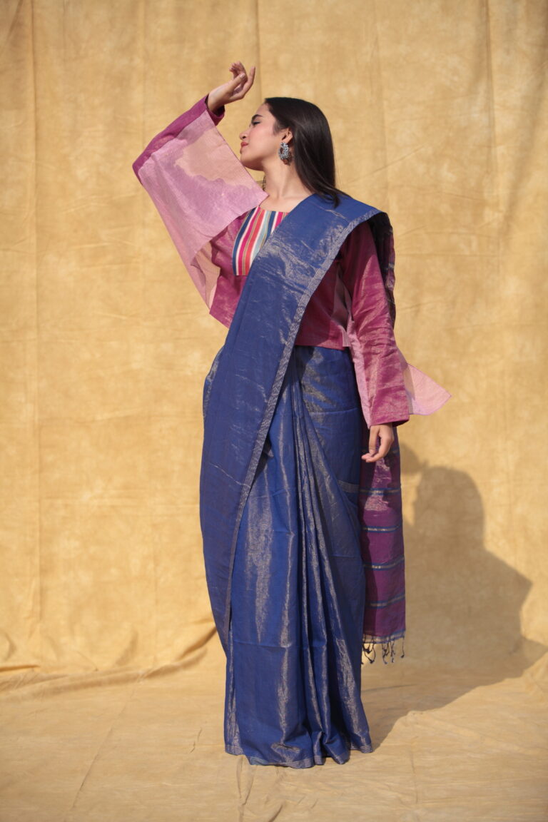 Neelam Manik Zartari Sari