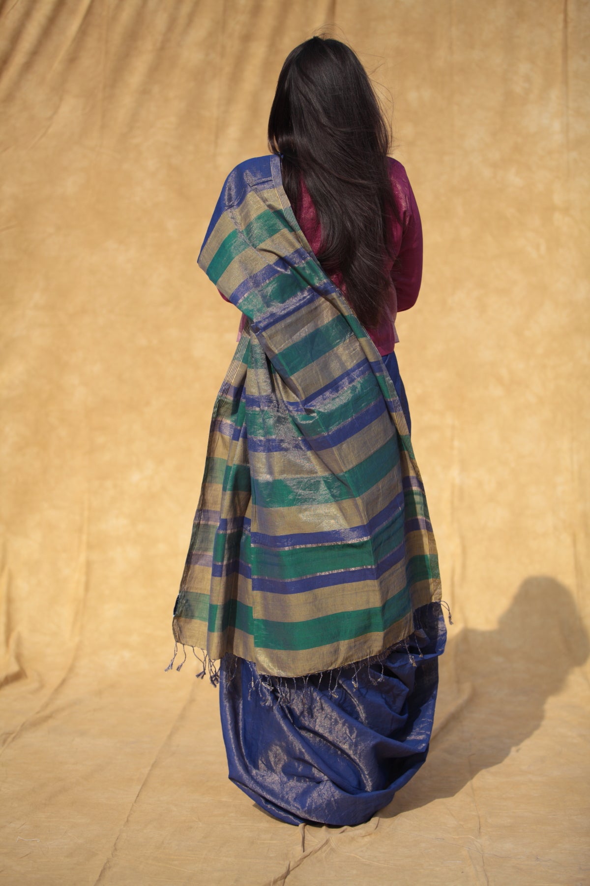 Neelam  Panna Zartari Sari