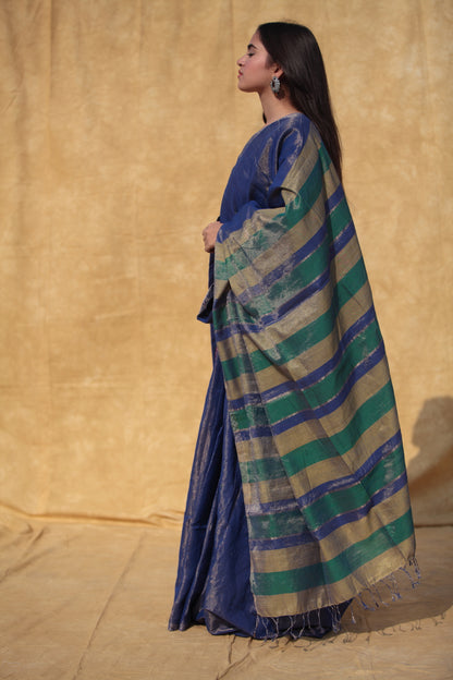 Neelam  Panna Zartari Sari