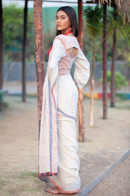 Cotton Wool Sari