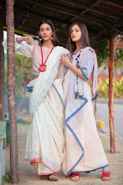 Cotton Wool Sari