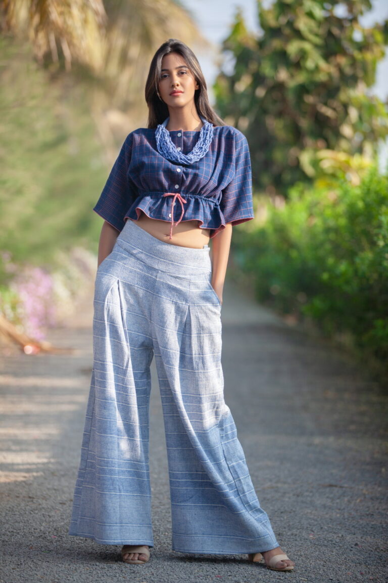 Indigo Crop Top