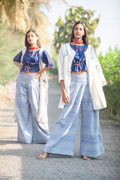 True Blue Palazzo Trousers