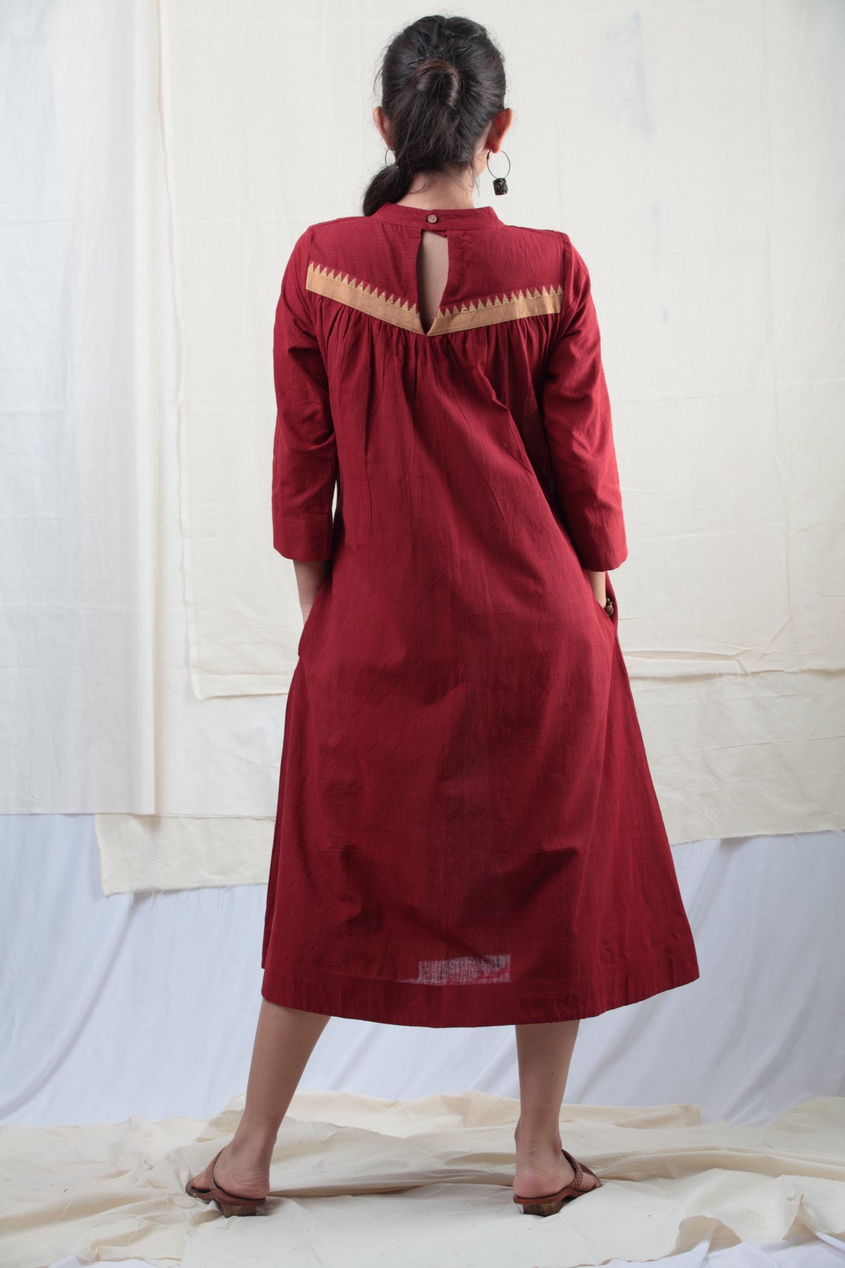 Manjestha Collared Tunic