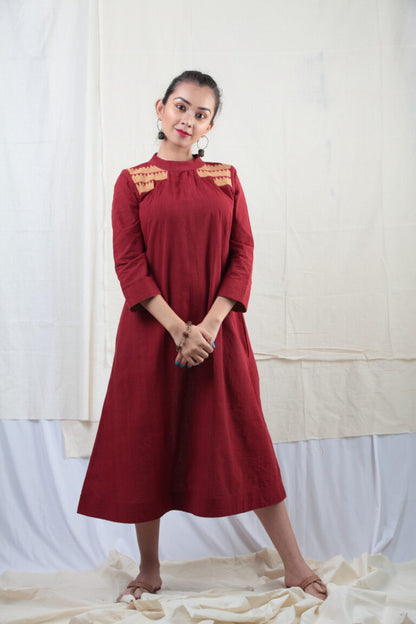 Manjestha Collared Tunic